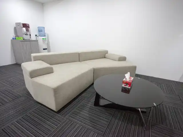 Air-conditioned customer waiting lounge